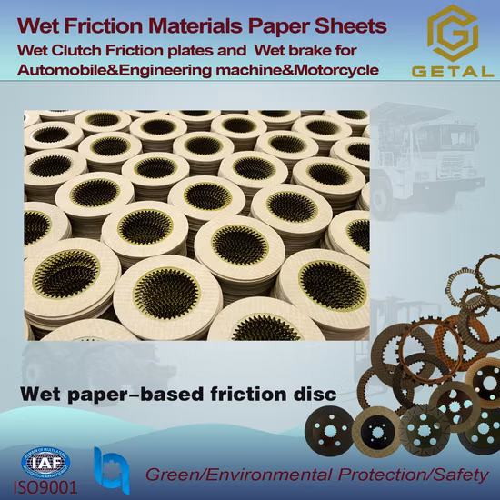 Carbon Fibers Wet Friction Materials Paper Sheets
