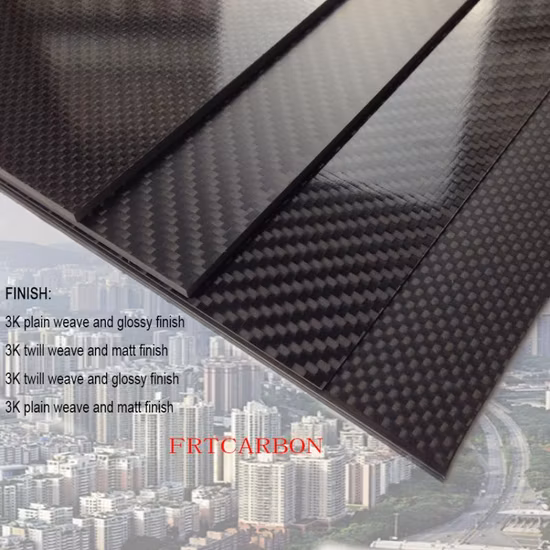 1mm 2mm 3mm Till 10mm Woven 3k Carbon Fiber Sheet