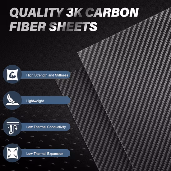11mm 12mm 13mm 14mm 15mm 3K Carbon Fiber Sheet